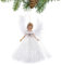 Weihnachtsengel Anhänger,Weihnachtsengel hängender Anhänger - Weihnachtsbaum-Engel-mit Flügeln, handgefertigte Feiertags-Engel-Anhänger-Geschenke