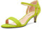 Castamere Donna Medio Tacco Heel Aperte sulla Punta Cinturino alla Caviglia Sandali da Matrimonio Ballo 5 CM Heels Verde Lime 42 EU