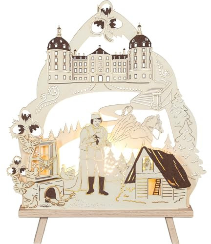 SAICO Original LED Leuchtspitze DREI Haselnüsse für Aschenbrödel® Leuchtbogen