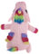K Collection 3D Novelty Hot Water Bottle with Removable Cover - Pink Lazy Unicorn Design - Soft Plush Cover - Premium Natural Rubber