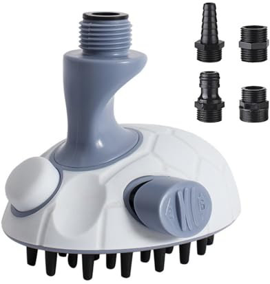 Haustier Duschkopf, Haustier Duschsprüher, Haustier-Badebürsten-Sprühset mit 4 Sprinkler-Adapter für drinnen und draußen, Baden, Pflegen, Massieren und Waschen(Schlauch ist Micht Enthalten)