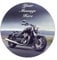 A4 Edible Decor Icing Sheet PERSONALISED Vintage H Motorbike 7-8 Circle Cake Topper Decoration - H - Great for larger cakes