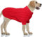 LiebeDD Hundepullover Weihnachten - Winter Warm Weihnachtspullover Hund mit Geschirrloch Strick Hundepulli für Kleine Mittelgroße Grosse Hunde Dog Sweater (Weihnachts Rot 2XL)