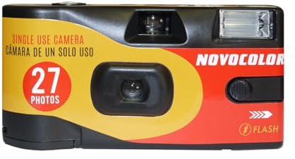 AP Novocolor 400-27 med blixt, engångskamera | 27 utställningar | Inbyggd blixt | – 1-pack