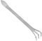 Root Rake – Outil de en acier inoxydable, avec poignée ergonomique | Alimentation à double tête, jardinage multifonction pour la détente et compactage du sol