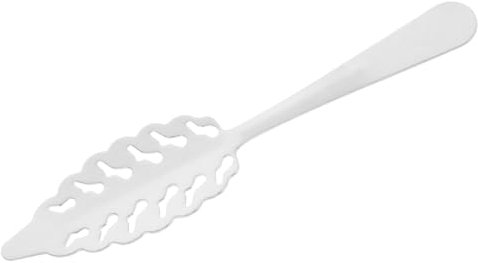 TOPBATHY cuillère à Absinthe Fontaine à Absinthe cuillère en Forme de Coquillage cuillère à Salade goutteur d'absinthe Acier Inoxydable Silver