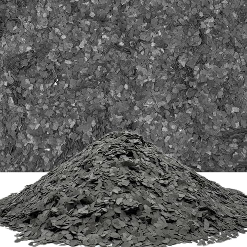 Epoxidharz Farbchips Bodenbeschichtung Garage Boden Chips Anthrazit 1kg