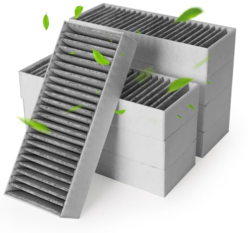 Aktivkohlefilter, 8 Stück Dunstabzugshaube Aktivkohlefilter für Siemens HZ9VRCR0 17004796/Bosch HEZ9VRUD0 17004811/Neff Z821VR0 17004806/ Gaggenau CA282111/ Constructa CCZ9VRCRCR0 17006669