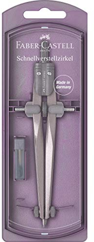 Faber-Castell 174500 - Zirkel Schnellverstellzirkel Stream 2019, sortiert, keine Farbauswahl möglich