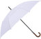 ZEKAR Holz-Regenschirm, J-Griff, 137/172,7 cm, UV- und klassische Versionen, großer winddichter Stockschirm, automatisches Öffnen für Damen und Herren, Golfschirm (weiß, 137,2 cm, schwarz, 2er-Pack)