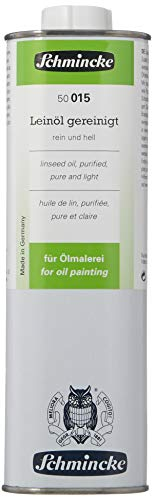 Schmincke Aceite de linaza purificado, 1000 ml