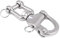 Grillo girevole sostituzione per barche marine, moschettone girevole in acciaio inossidabile 316 con moschettone con anello in acciaio sostituzione per barca a vela Spinnaker Halyard(128mm)