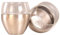 Gteller 3-lagige Weingläser ohne Stiel, mit doppelwandigem Edelstahl-Isolierbecher, 250 ml, ideal für Wein, Kaffee, Getränke, Champagner, Cocktails, Whiskey (Edelstahl)