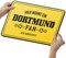 Fussball Dortmund Schild aus Holz- personalisierbares Geschenk - opt. Beleuchtung - Wohnzimmer Deko - personalisierbar zum Hinstellen/Aufhängen - Dortmund Geschenk - persönliches Geschenk