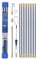 Faithfull Kit de varilla de acceso de cable y accesorios - 15 piezas incluyendo varillas de 10 x 330 mm - longitud total 3,3 metros