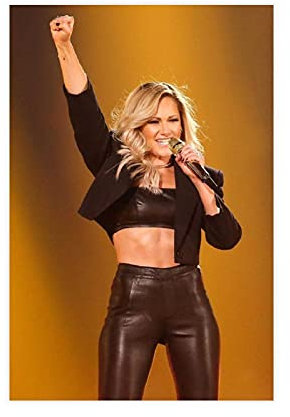HUANGCHOU Sänger Helene Fischer 22 Leinwand-Poster, Schlafzimmerdekoration, Sportlandschaft, Bürozimmer, Dekoration, Geschenk, 60 x 90 cm, ohne Rahmen: