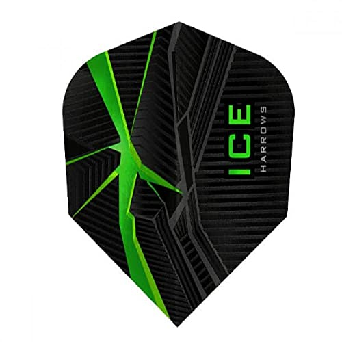 Harrows darts dart-flights ice recu gr?n