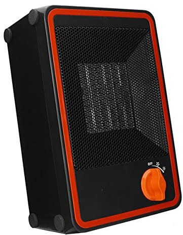 TOTMOX Plug in refroidisseur camion chauffage et ventilateur de refroidissement avec prise allume-cigare 24V 350W voiture chauffage pare-brise désembueur