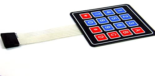 POPESQ® 1 Stk. x Tastatur kompatibel mit Arduino 4 x 4 (16 Tasten 76mm x 69mm x 4.8mm Kunststoff #A4731