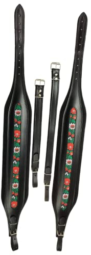 ProLine 9,3cm Akkordeon Schulterriemen Leder