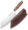FELIX SOLINGEN 229102-GB MIU BBQ-Messer inklusive Lederscheide – 22,5 cm Klinge mit Walnussgriff – echtes Rindsleder