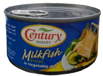 Milkfish Fillets in Vegetable Oil 184g. (Century)