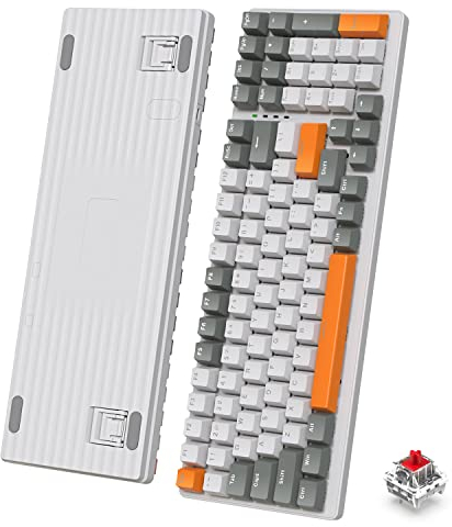 K3 Tastiera Gaming Meccanica ultracompatta 98 tasti Cablata USB Pro NKRO Resistente all'acqua Chroma LIGHTSYNC RGB Illuminato LED Interruttore rosso per PC/Mac Gamer Dattilografo QWERTY Layout