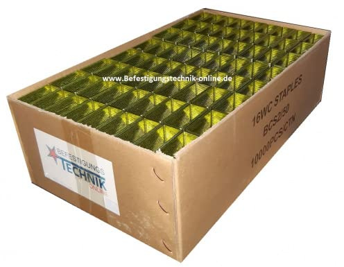 Bostitch S2 Klammer 50mm verzinkt 16WC für S2638-2-E S2650-2-E 438S2 450S2 KL-53 10M