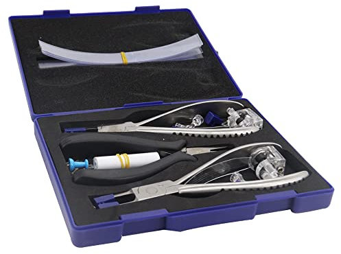 AISITESY Randlose Brillenrahmen Silhouetten Brille Optisches Kit Zange Reparatur Demontage Werkzeug