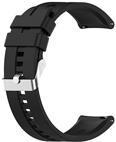 LOKEKE Compatibile con Huawei Watch Buds - Cinturino di ricambio in silicone da 22 mm compatibile con Huawei Watch Buds / Watch GT3 Pro 46 mm / Watch 3 Pro, 22mm, Quarzo creato