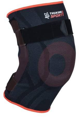 THUASNE Sport - Ginocchiera rinforzata per legamenti - Lesioni dei legamenti, ginocchio instabile - Montanti rigidi articolati lateralmente - Indice di sostegno 5/5 - Dispositivo medico CE - M