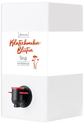 BIO Klatschmohnblütensirup 3 L - Genüssle Klatschmohnblüten Sirup vom Bodensee