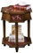 Furniture Couchtisch Vintage Nachttisch, Beistelltisch Holz Antik Shabby Chic Beistelltisch, Kleiner Nachttisch Akzenttisch mit Schublade und offenem Ablagefach for Wohnzimmer Schlafzimmer Kaffeetisch