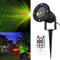 SAKEMA Proyector de luz de Navidad Remoto, luz LED Verde y roja for Exteriores, proyector de proyección de luz de Estrella for decoración de Fiestas y Vacaciones 9.23