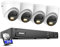 ANNKE 12MP PoE CCTV Security Camera System - 4X 6K Ultra HD IP Camera, Colour Night Vision, Human/Vehicle Detection, 8CH NVR CCTV System with 2TB HDD, IP67 Weatherproof, 24/7 Continuous Recording