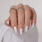 BTArtbox Press On Nails Short - 30 Pcs Pearl White Stick on Nails for Women, Natural False Nails with Glue, Reusable Glue On Fake Nails in 15 Sizes, A Hidden Gem