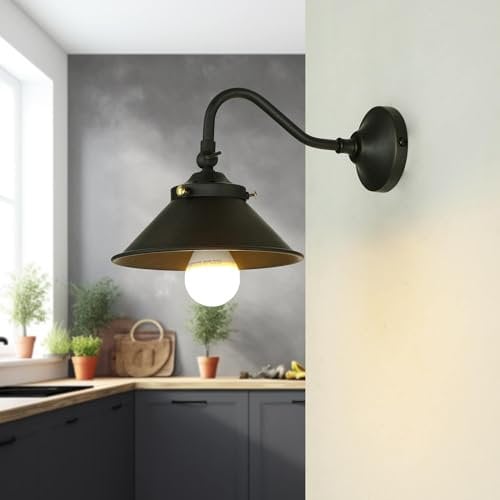 Licht-Erlebnisse Messing Wandlampe Innen ALICE Premium Qualität Bronze dunkel verstellbar E14 für Wohnzimmer Schlafzimmer Flur Küche Wandlampe Beleuchtung Vintage