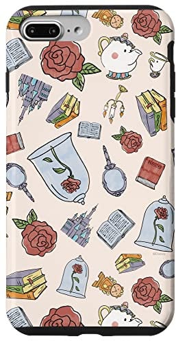 iPhone 7 Plus/8 Plus Disney Beauty and The Beast Enchanted Castle Print Case