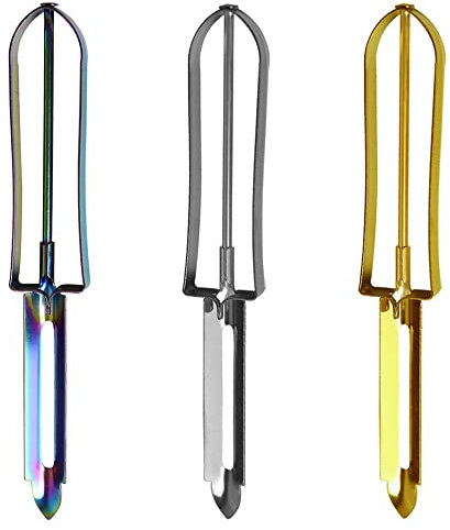3 Pieces Potato Peeler Stainless Steel Rotary Peeler Vegetable Peelers for The Kitchen Peeling Apples Vegetables Carrots Potato Cucumber