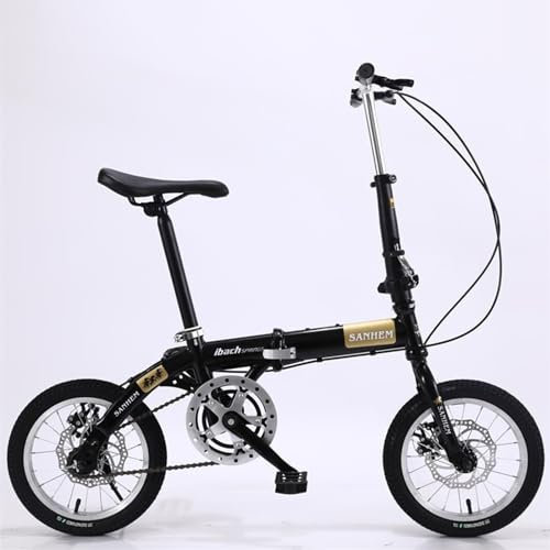 HOUSN 2,16 Zoll, Faltrad für Erwachsene, faltbares, ultraleichtes, tragbares Mini-Fahrrad für Erwachsene, Kinder, Studenten, Männer und Frauen, Doppelscheibenbremsenfahrrad mit Variabler