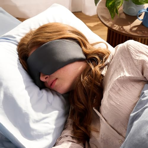 Bearaby Gewichtete Augenmaske – Schlafmaske – (Asteroidgrau)