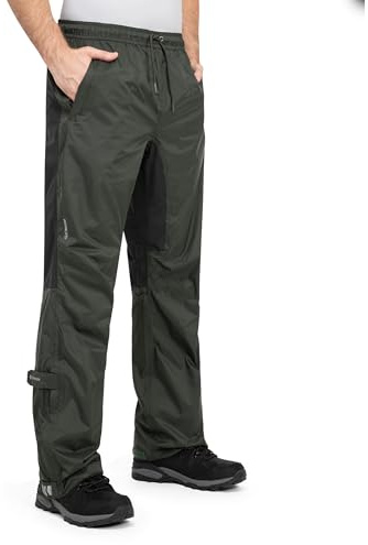 Höhenhorn Pluvia Herren Regenhose wasserdichte Überziehhose Wassersäule 5.000 mm Atmungsaktive Outdoorhose mit Transportbeutel