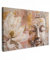MuchoWow© Bild auf Leinwand Groß 120x80 cm XXL Schlafzimmer Bilder Badezimmer Wand Deko Wohnzimmer Modern Wanddeko Bilderwand Geschenk Buddha - Zen - Blume - Gold - Kunst