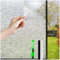 HONLONE Film Fenêtre Anti Regard 75x400cm, Film Opaque Fenetre Electrostatique, Film Vitre Anti Regard Motif, Brise Vue Fenetre pour Salle de Bain Maison Bureau, Soie Givrée