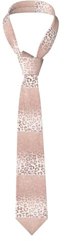 HUIKGIER rose gold glitter Print Men's Necktie Men's Tie for Business, Party & Daily Wear - Present Fashion Styles