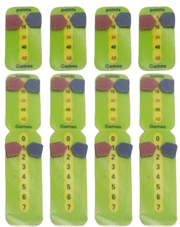 Tennis Score Counter, Small Scoreboard for Points, Tennis Match Score Tracker, Scoreboard for Tennis Players, Portable Score Counter, Tennis Score Keeper Tool, Lightweight Tennis Scoreboard