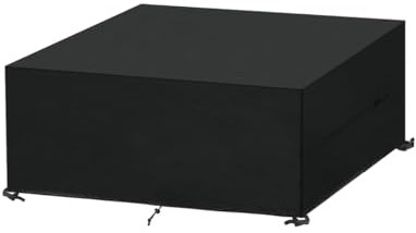 SanGlory Gartenmöbel Abdeckhaube Wasserdicht Abdeckung für Gartenmöbel Winterfest Oxford Gewebe Gartenmöbel Abdeckplane Schutzhülle für Gartentisch Sitzgruppe Sitzgarnituren, Anti-UV, 150x80x70cm