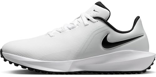 NIKE Herren Infinity G 24 Golf Shoes Sneaker, White/Black-Pure Platinum, 40 EU