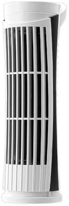 Vocdikficy Escritorio de Dormitorio Mini Ventilador de Torre Ventilador de Refrigeración de Mesa Ajuste de Velocidad del Viento de 2 Velocidades Ventilador de Escritorio Eléctrico