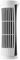 Vocdikficy Escritorio de Dormitorio Mini Ventilador de Torre Ventilador de Refrigeración de Mesa Ajuste de Velocidad del Viento de 2 Velocidades Ventilador de Escritorio Eléctrico